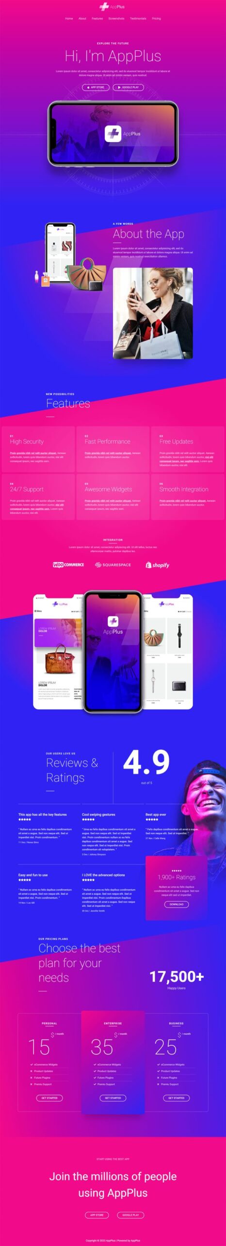 Appplus Landing