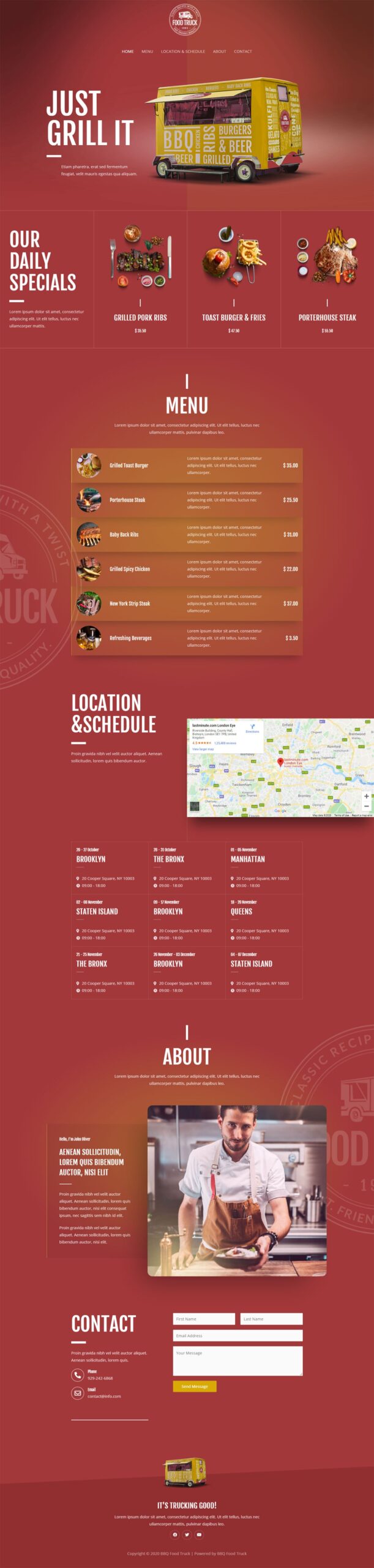 Bbq Food Truck