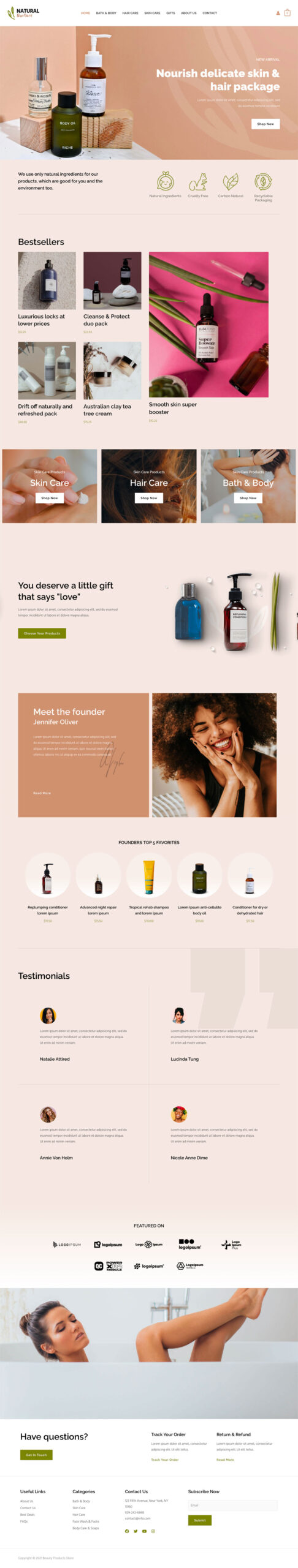 Beauty Products Store