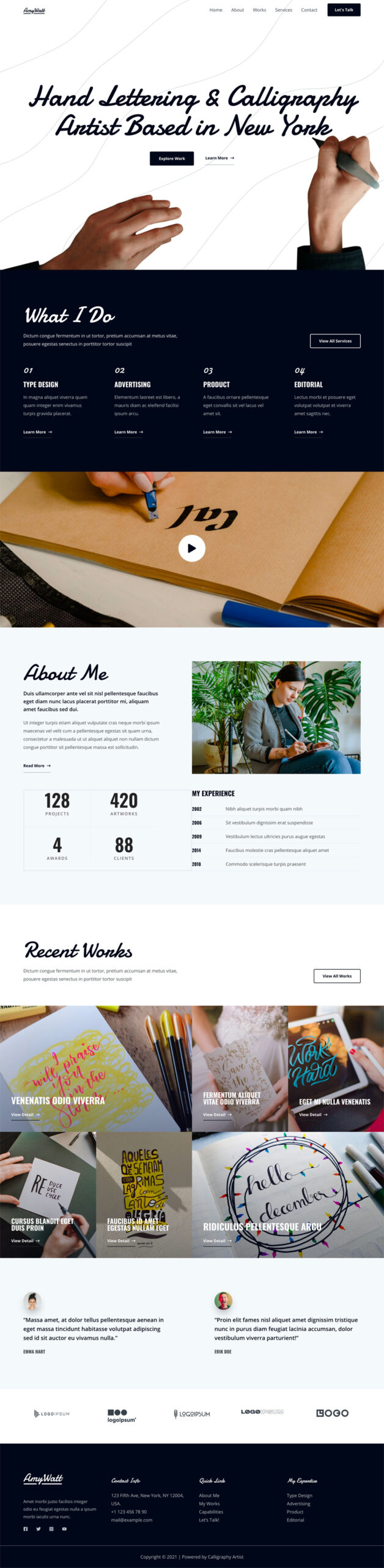 Calligraphy Artist