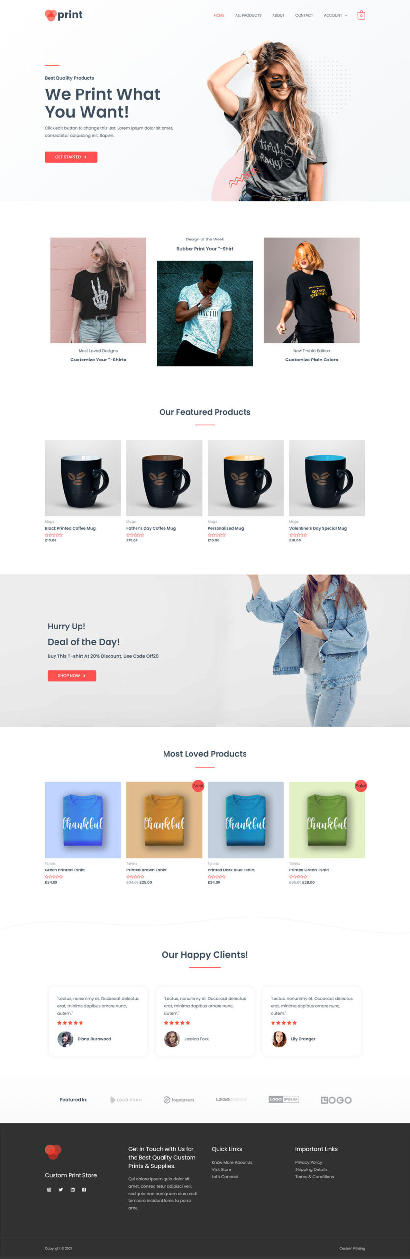 Custom Printing