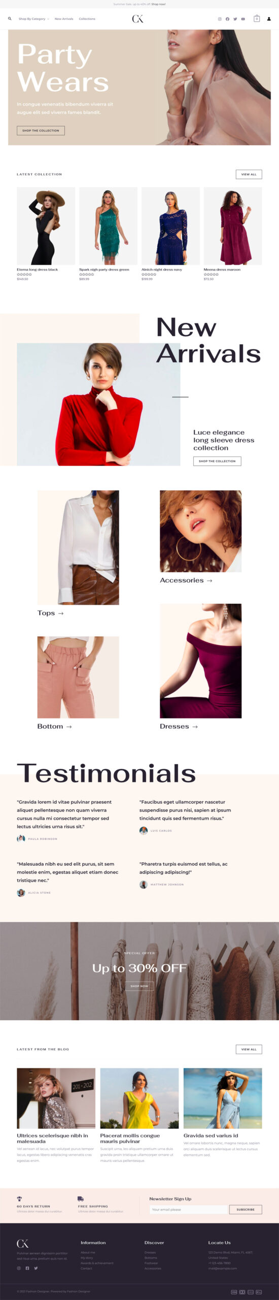 Fashion Designer Boutique