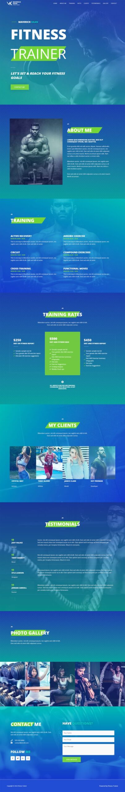 Fitnes Trainer