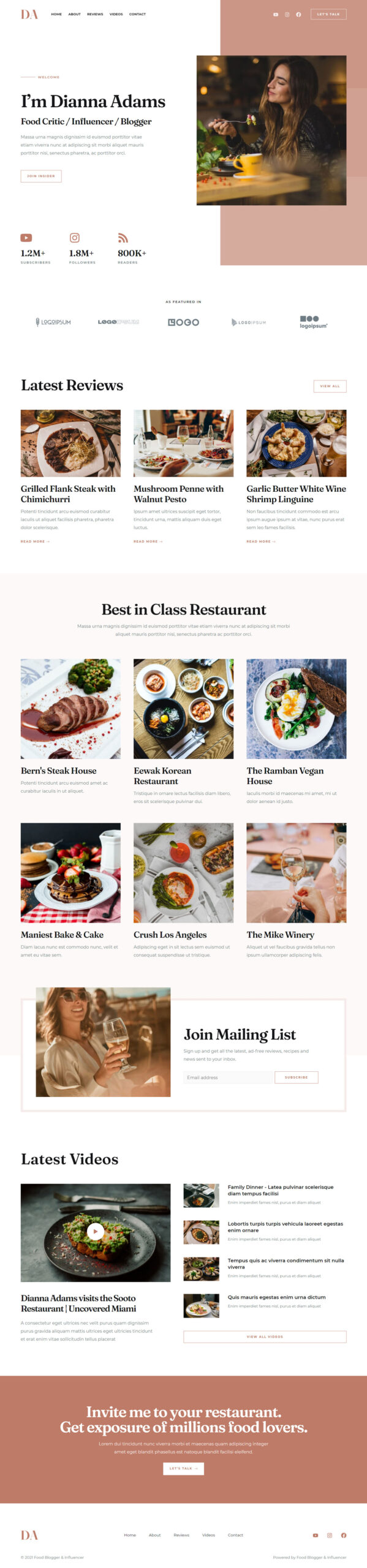 Food Blogger