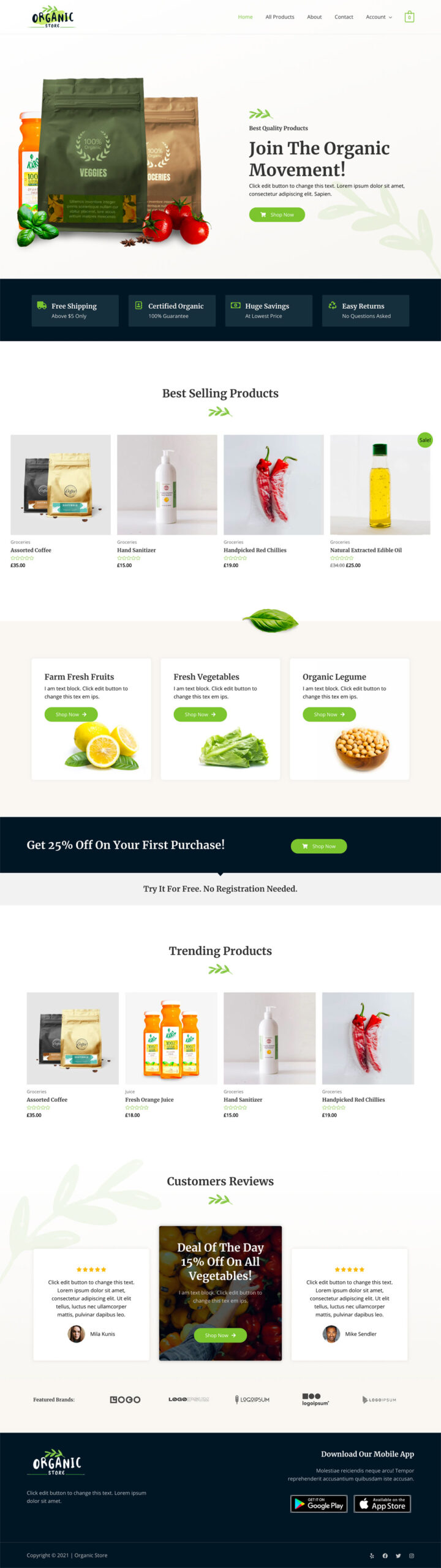 Organic Shop