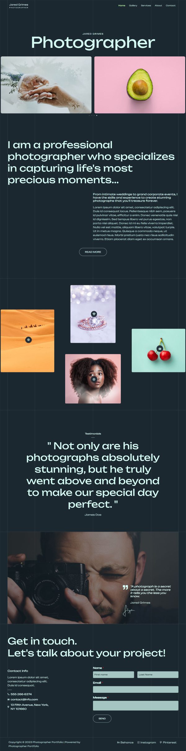 Portfolio Photographer