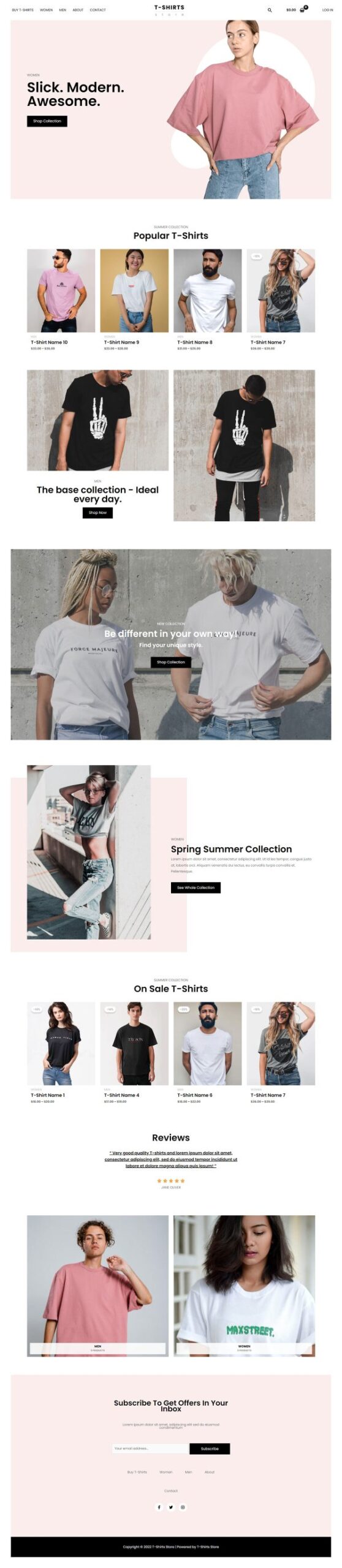 T Shirts Store