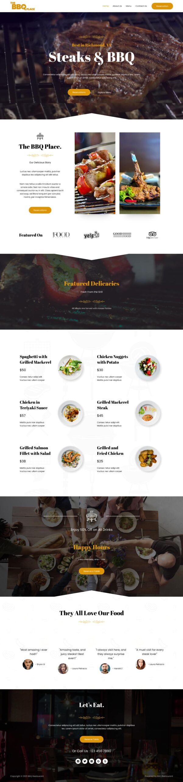 The Bbq Steaks Place
