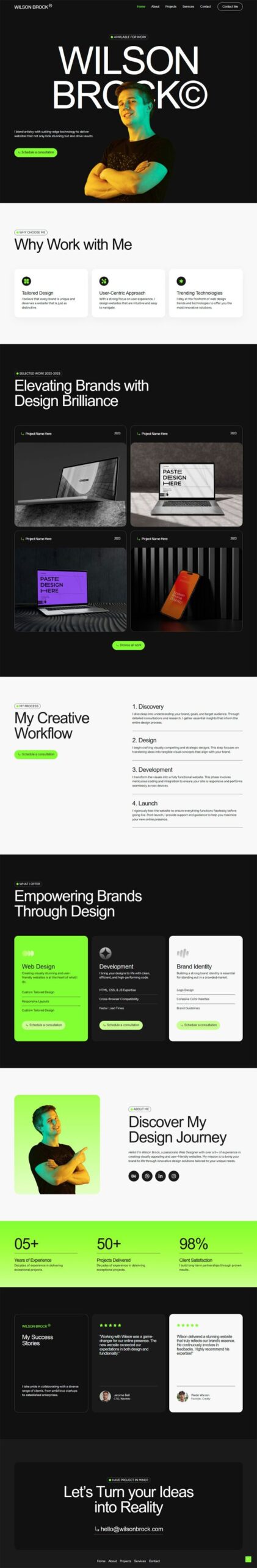 Web Designer Portfolio